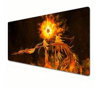 Elden Ring Nightreign mouse pad,XXL black and red large size gaming mouse pad 900x400 stitched edge and desk pad for home office.Midra,Lord of Frenzied Flame (XXL)