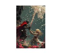 Elden Ring Shadow of The Erdtree Poster The Tarnished Video Game Poster 3 Canvas Poster Wall Art Decor Print Picture Paintings for Living Room Bedroom Decoration 12x18inch(30x45cm)