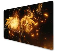 Eldens Rings Anime Shadow Boss Monster Gaming Mouse Pad, XXL 3 mm Thick Table Mouse Mat, Non-Slip Textured Surface for Computer Laptops (A10, 900 x 400 mm)
