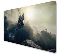 Eldens Rings Anime Shadow Boss Monster Gaming Mouse Pad, XXL 3 mm Thick Table Mouse Mat, Non-Slip Textured Surface for Computer Laptops (A25, 900 x 400 mm)