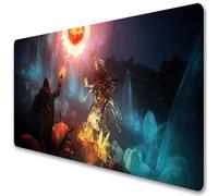 Eldens Rings Anime Shadow Boss Monster Gaming Mouse Pad, XXL 3 mm Thick Table Mouse Mat, Non-Slip Textured Surface for Computer Laptops (A05, 800 x 300 mm)