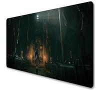 Eldens Rings Anime Shadow Boss Monster Gaming Mouse Pad, XXL 3 mm Thick Table Mouse Mat, Non-Slip Textured Surface for Computer Laptops (A21, 900 x 400 mm)