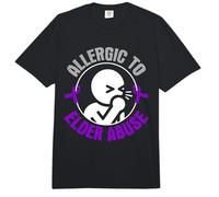 Elder Abuse Awareness Stop Elder Abuse Prevention Comfort Colors Adult Heavyweight T-Shirt