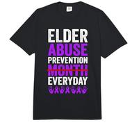 Elder Abuse Awareness Stop Elder Abuse Prevention Comfort Colors Adult Heavyweight T-Shirt