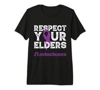 Elder Abuse Awareness Stop Elder Abuse Prevention Premium T-Shirt