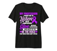 Elder Abuse Awareness Stop Elder Abuse Prevention Premium T-Shirt