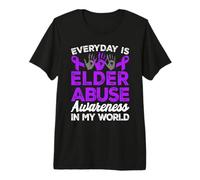 Elder Abuse Awareness Stop Elder Abuse Prevention Premium T-Shirt
