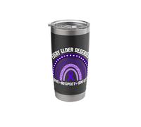 Elder Abuse Awareness Stop Elder Abuse Prevention Stainless Steel Insulated Tumbler