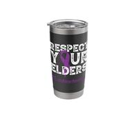 Elder Abuse Awareness Stop Elder Abuse Prevention Stainless Steel Insulated Tumbler