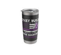 Elder Abuse Awareness Stop Elder Abuse Prevention Stainless Steel Insulated Tumbler
