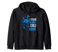 Elder Abuse Awareness Stop Elder Abuse prevention Zip Hoodie