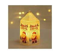 (elder) Christmas kindergarten small gift Christmas Eve cake baking decorations children's portable night light ornaments pendant