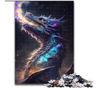 Elder Dragons Cosmic Reign Jigsaw Puzzles for Adults 1000 Jigsaw Puzzles Interactive Family Game, Brain Challenge, Educational Toy size 50x75cm