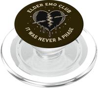 Elder Emo Club Broken Heart Never A Phase PopSockets PopGrip for MagSafe