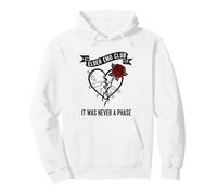 Elder Emo Club Broken Heart Rose Funny Pullover Hoodie