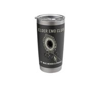 Elder Emo Club Broken Mirror Rose Goth Stainless Steel Insulated Tumbler