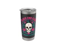 Elder Emo Club Emo Club It Wasnt A Phase Gothic Skull Stainless Steel Insulated Tumbler