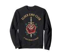 Elder Emo Club Rose Retro Sweatshirt