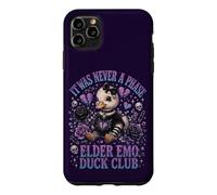 Elder Emo Duck Club Cute Goth Duck Broken Heart Punk Case for iPhone 11 Pro Max