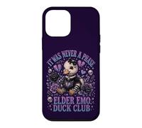 Elder Emo Duck Club Cute Goth Duck Broken Heart Punk Case for iPhone 12 mini