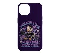 Elder Emo Duck Club Cute Goth Duck Broken Heart Punk Case for iPhone 14