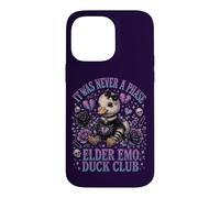 Elder Emo Duck Club Cute Goth Duck Broken Heart Punk Case for iPhone 14 Pro Max