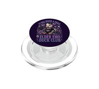 Elder Emo Duck Club Cute Goth Duck Broken Heart Punk PopSockets PopGrip for MagSafe