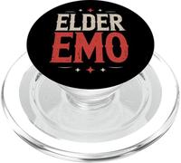 Elder Emo Funny Emo Music Adult Humor Throwback PopSockets PopGrip for MagSafe
