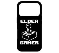 Elder Gamer Funny Retro Video Game Nostalgia Old Gamer Case for iPhone 17 Pro