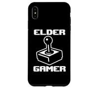 Elder Gamer Funny Retro Video Game Nostalgia Old Gamer Case for iPhone XS Max