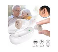 Elder Hearing Aid In Ear Mini Invisible Adjustable Tone Sound Amplifier Portable