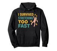 Elder Millennial Back Pain Humor Funny Aging Millennial Pullover Hoodie
