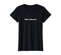 Elder Millennial Value Graphic T-Shirt, Women, Black, L
