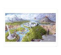 Elder Scrolls IV: Oblivion Limited Edition A3 Art Print Elder Scrolls Multicolor A3