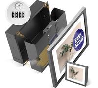 Elder Welder® Hidden Wall Safe | 100% Real, Replaceable Picture Frame Included | Robust Metal Build | Combination Lock | Fits Perfectly Between 16" | Hidden Safe | Small In Wall Safe Between Studs