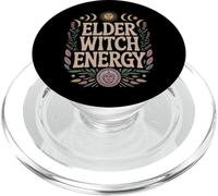 Elder Witch Energy Funny Crone Pro-Aging Magic PopSockets PopGrip for MagSafe