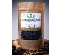 Elderberry Fruit Tea - Vitamin C Zinc Immune booster Common Cold Cough 100g - Sambucus Nigra - Herbal Remedies by J. - Czarny Bez owoc