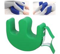 Elderly Anti-Pressure Easy Roller Pillow, Patient Turning Device U-Shaped Pillow, Household Equipment Transfer Pad with Straps 13cm Thick(Green)
