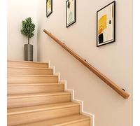 Elderly Baby Safety Handrail | Wall Mounted Non-Slip Solid Wood Stair Handrail Complete Kit | DIY Quick Install for Indoor Outdoor Home Use (120cm,A)