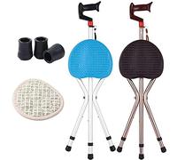 Elderly Cane Chair, Folding Cane Stool, Walking Cane For The Elderly, Multifunctional Crutches, Leisure Climbing Cane, Adjustable
