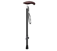 Elderly Carbon Telescopic Cane with Four Legs Non-Slip Lightweight Fibre Walking Stick(A)