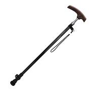 Elderly Crutch Carbon 220G Ultralight Chicken Wing Wood Adjustable Telescopic Cane Solid Wood Non-Slip Old Man Walking Stick/Withstand Weight 70KG beautiful scenery