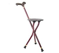 Elderly Crutch Chair, Walker for The Elderly, Adjustable Height, Non-Slip Crutch Stool, Suitable for Elderly People with Disabilities Walking