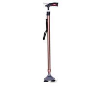 Elderly Crutches Non-Slip Three-Cornered Walking Sticks Telescopic Cane With Sucker Base For Different Terrains Trips beautiful scenery
