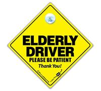 Elderly Driver Car Sign, Car Sign with Suction Cup, Car Sign, Bumper Sticker, Baby on Board, Driving Sign, Automobile Sign, Vehicle Sign, Joke car signOAP Car Sign, Funny Old Age Car Sign, Baby On Board Sign, Baby On Board Novelty Sign, Maternity Car Sign, Pregnancy Car Sign, Baby on Board, Decal, Bumper Sticker, Baby on Board Style, Decal, Car Sticker Style, Grandad Car Sign,