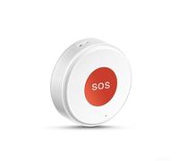 Elderly Panic Call Button for zigbee Protocol - Wireless Personal Alarm for Seniors for tuya for Smart for Life App Integration Compact Help Switch 5.5x5.5cm
