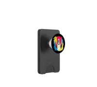 Elderly Priest Double Peace Retro Pop Portrait Graphic Sign PopSockets PopWallet for MagSafe