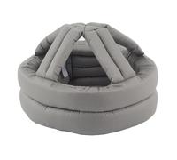 Elderly Protective Helmet, Thick Soft Special Needs Safety Helmet Seniors Anti Fall Head Protection Hat with Lace Safety Helmet Bump Cap for Old Man (Light gray lace-up style)