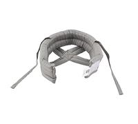 Elderly Protective Safety Helmet, Adjustable Head Circumference Cotton Breathable Old Man Anti-Collision Fall Prevention Headcap with Lace(Light Gray)