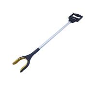 Elderly Reaching Aid Grabber Tool Claw Picker Reacher Stick with Smooth Handle and Firm Grip in Stainless Steel and PP Suitable for Seniors Home Chores Office tasks Mobility Assistance